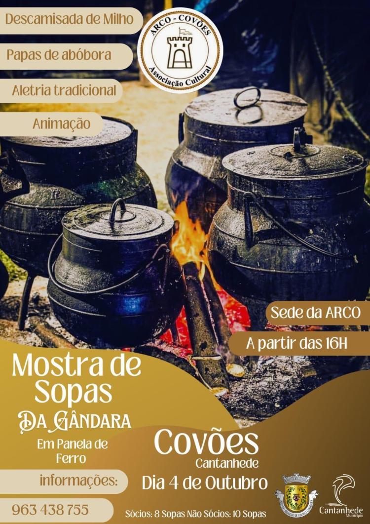 Mostra de Sopas da Gândara em Panela de Ferro