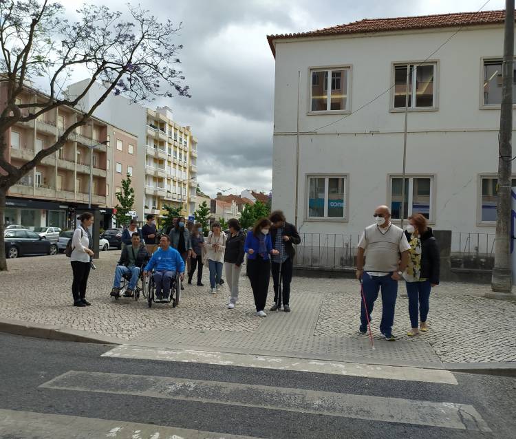 A Deficiência Visual  | Caminhada de Sensibilização