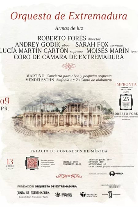 ORQUESTA DE EXTREMADURA: ARMAS DE LUZ