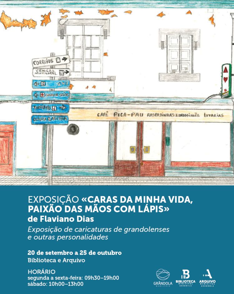 CULTURA | Inauguração da exposição de caricaturas «Caras da Minha Vida, Paixão das Mãos com Lápis» de Flaviano Dias