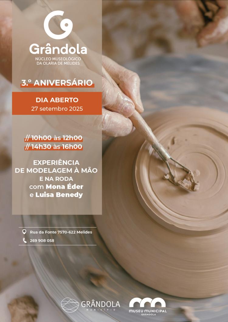ARTES | 3.º aniversário - Dia Aberto do Núcleo Museológico da Olaria de Melides