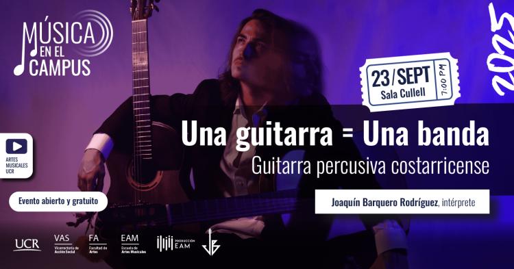 Una guitarra = Una banda Guitarra percusiva costarricense