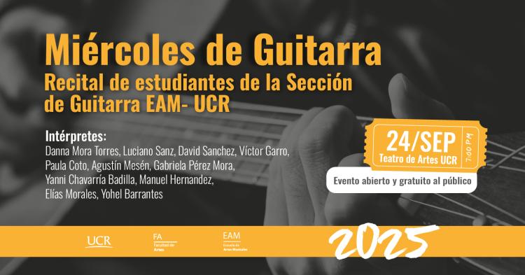 Recital de estudiantes de la Sección de Guitarra 