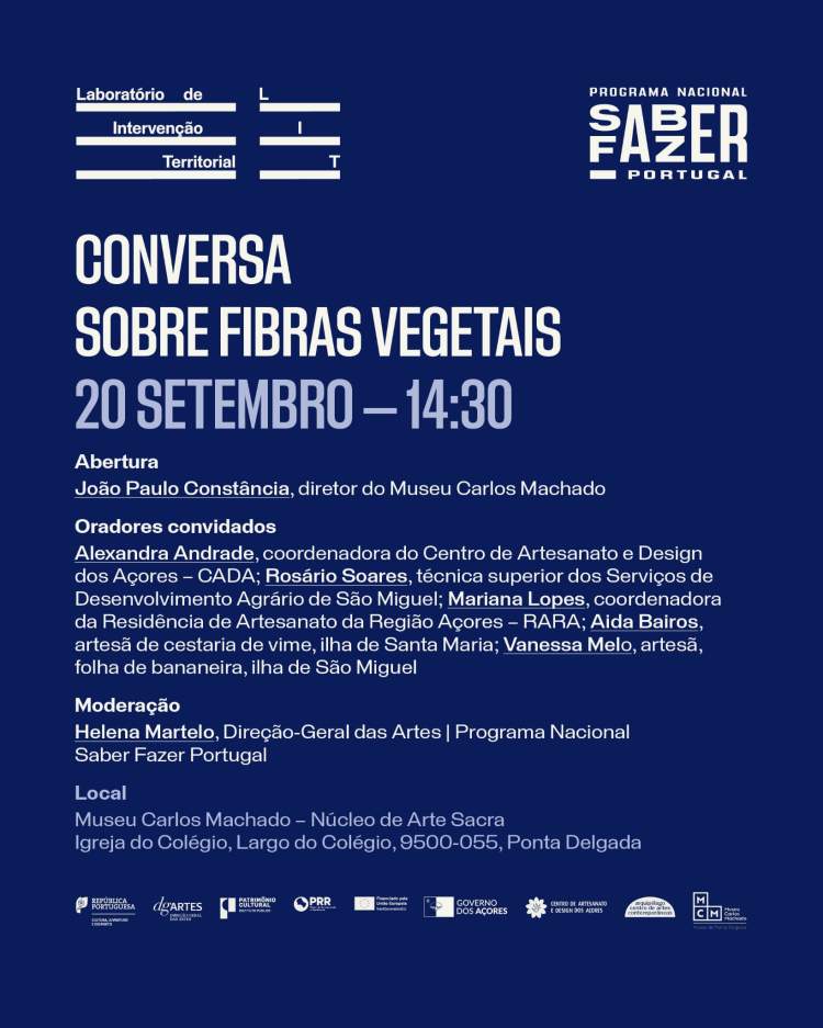 Conversa sobre Fibras Vegetais promove diálogo entre produção artesanal e a sustentabilidade nos Açores