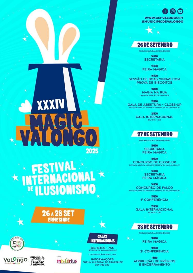 Setembro traz magia a Valongo