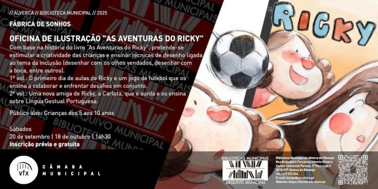 OFICINA DE ILUSTRAÇÃO 'AS AVENTURAS DO RICKY'