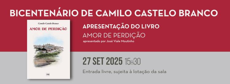 Apresentação do livro 'Amor de Perdição'
