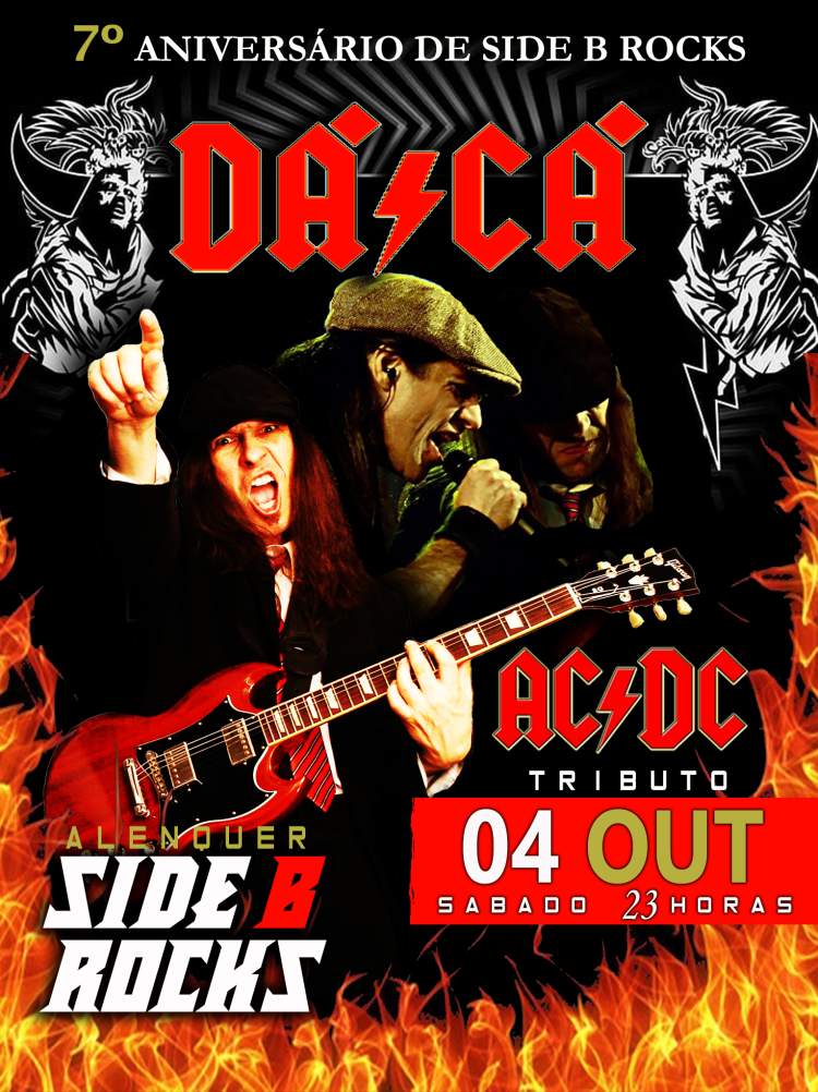 D Á - C Á - Tributo AC DC - Festa do 7º Aniversário do Side B Rocks