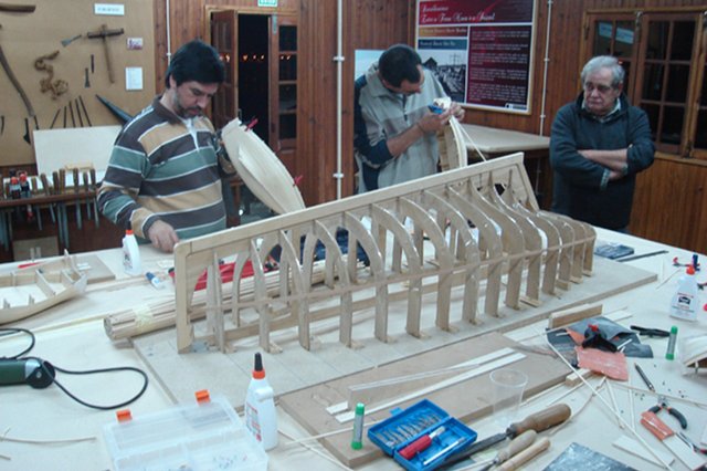 Curso de Modelismo no Núcleo Naval