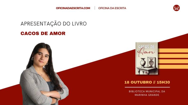 Apresentação do Livro Cacos de Amor, de Sara Carvalho