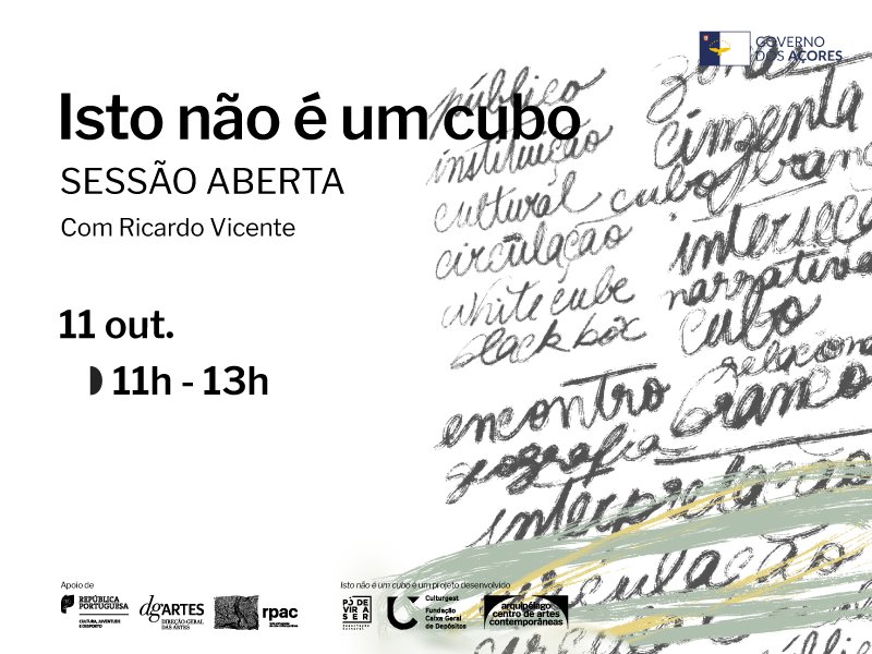 Isto não é um Cubo | Sessão aberta  Ricardo Vicente