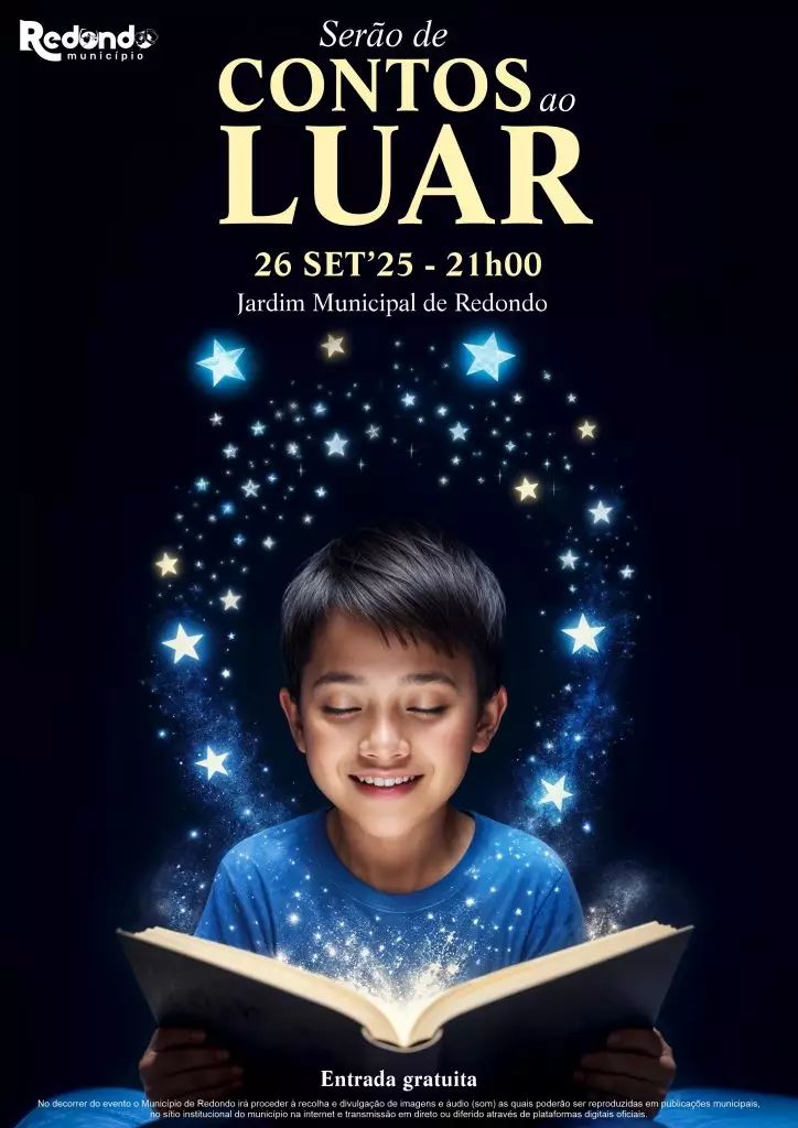 Serão de Contos ao Luar | 26 de setembro | 21h00 | Jardim Municipal de Redondo