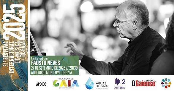 Recital de piano por Fausto Neves