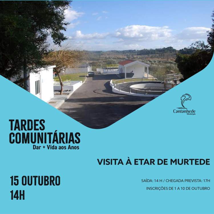 Tardes Comunitárias: Visita à ETAR de Murtede