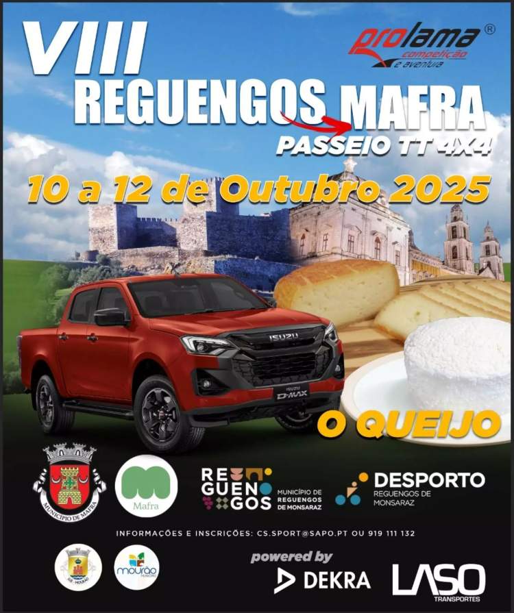 VIII Reguengos-Mafra – Passeio TT e 4×4