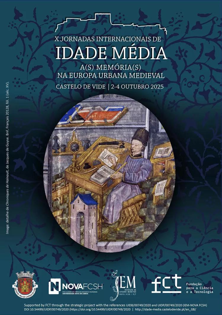 X JORNADAS INTERNACIONAIS DE IDADE MÉDIA - A(S) MEMÓRIA(S) NA EUROPA URBANA MEDIEVAL