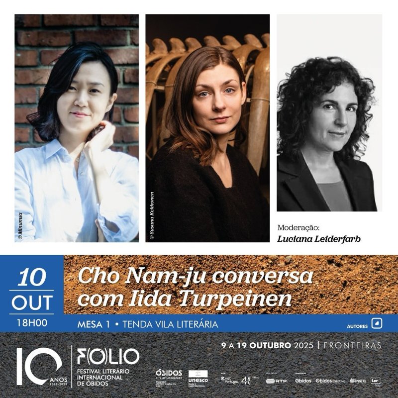 Conversa com Cho Nam-ju e Iida Turpeinen - Folio 2025