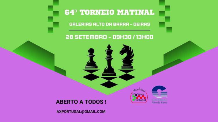64º Torneio Matinal Galerias Alto da Barra - Open+Sub12