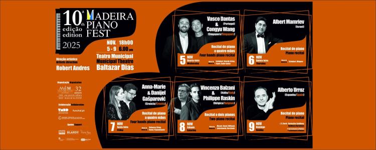 Madeira PianoFest 2025 - 10ª edição