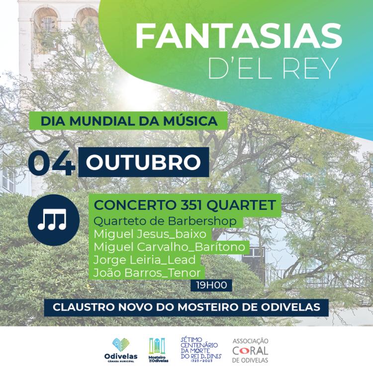 FANTASIAS D'EL REY | Concerto 351 Quartet