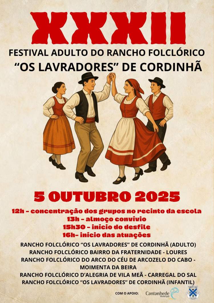 XXXII Festival Adulto do Rancho Folclórico 'Os Lavradores' de Cordinhã