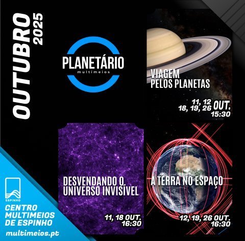 Sessões de Planetário | outubro'25