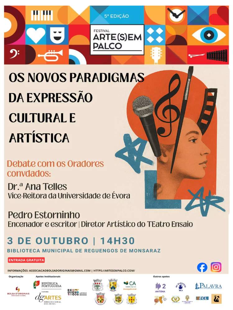 Arte (s)em Palco | debate “Os Novos Paradigmas da Expressão Cultural e Artística”