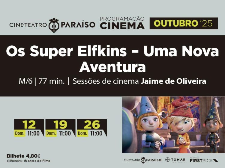 Os Super Elfkins – Uma nova aventura | Sessões de Cinema Jaime de Oliveira