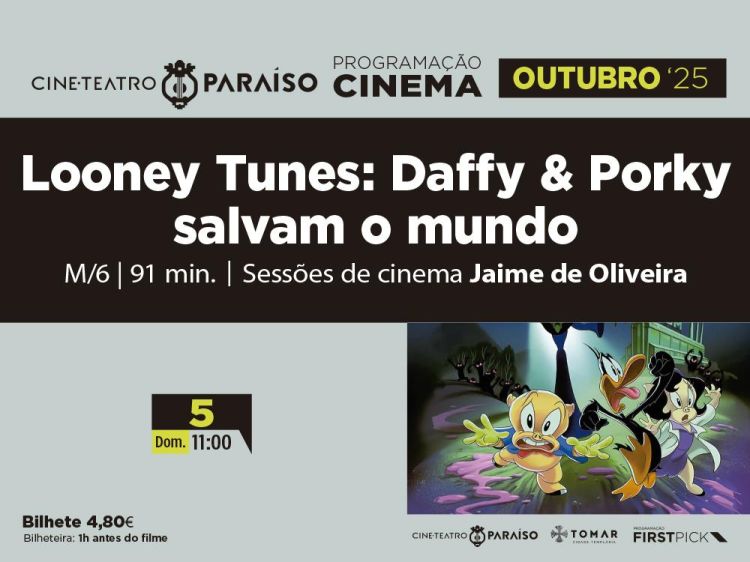Looney Tunes: Daffy & Porky salvam o mundo | Sessões de Cinema Jaime de Oliveira