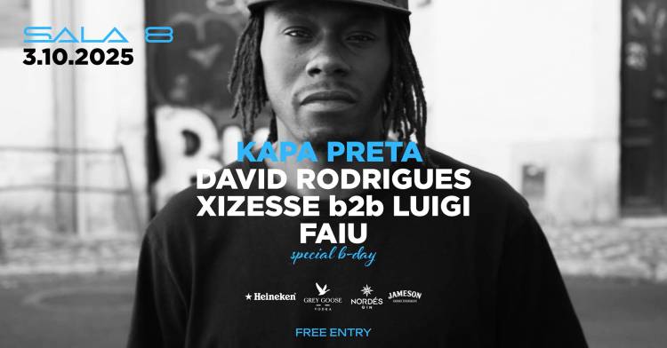 SALA 8 x KAPA PRETA 