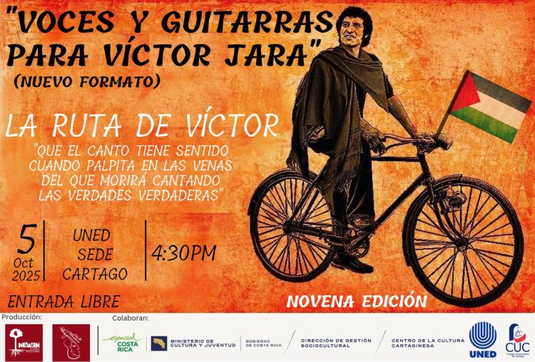“Voces y Guitarras para Víctor Jara” en Cartago
