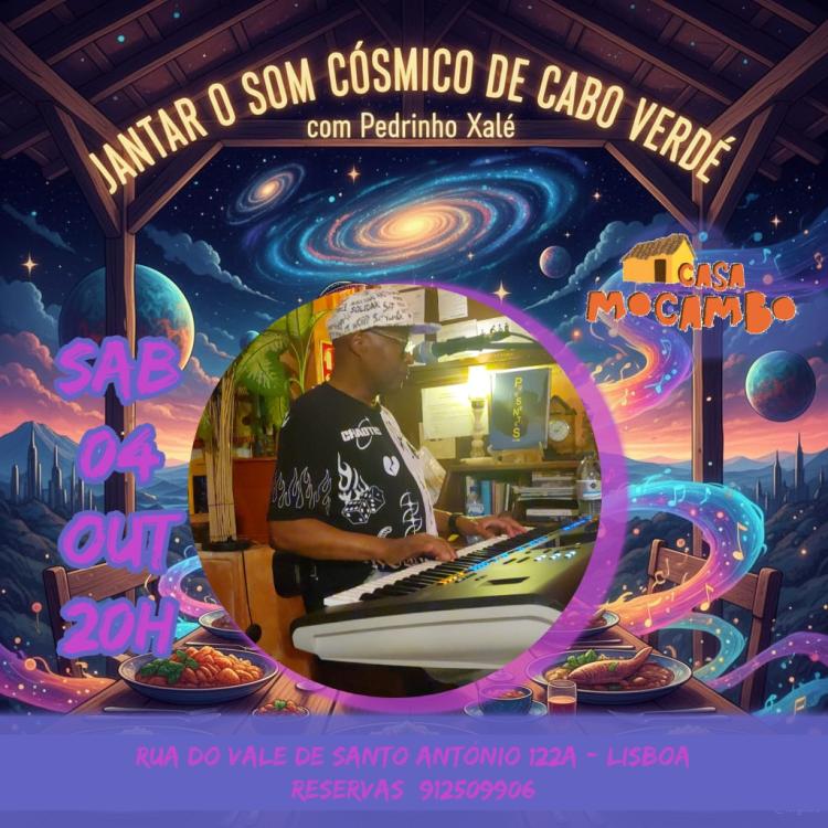 Jantar o Som Cósmico de Cabo-Verde com Pedrinho Xalé
