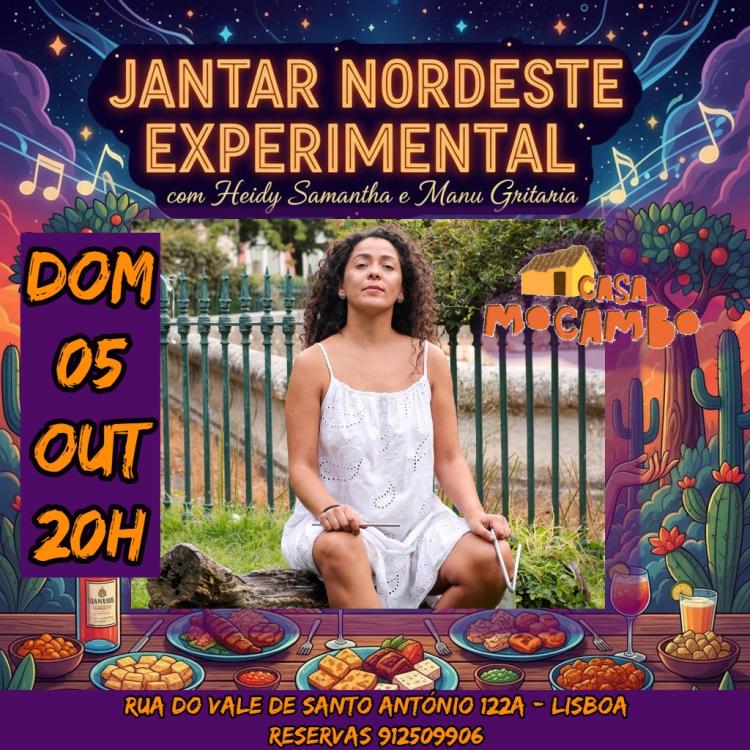 Jantar Nordeste Experimental cm Heidy Samantha e Manu Gritaria