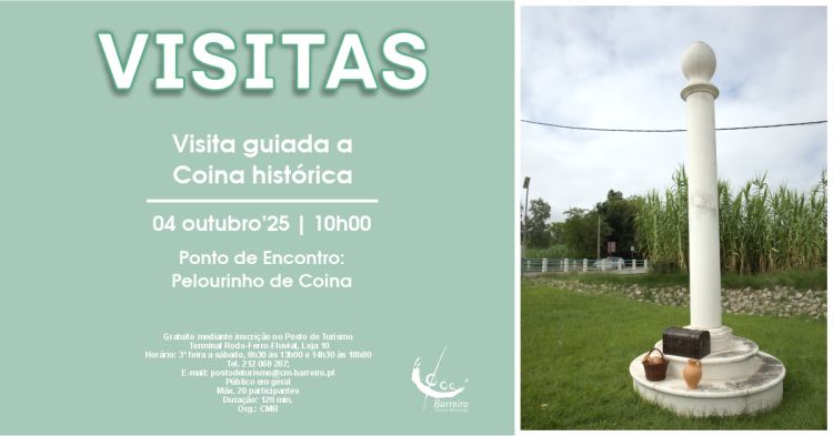 Visita guiada a Coina histórica