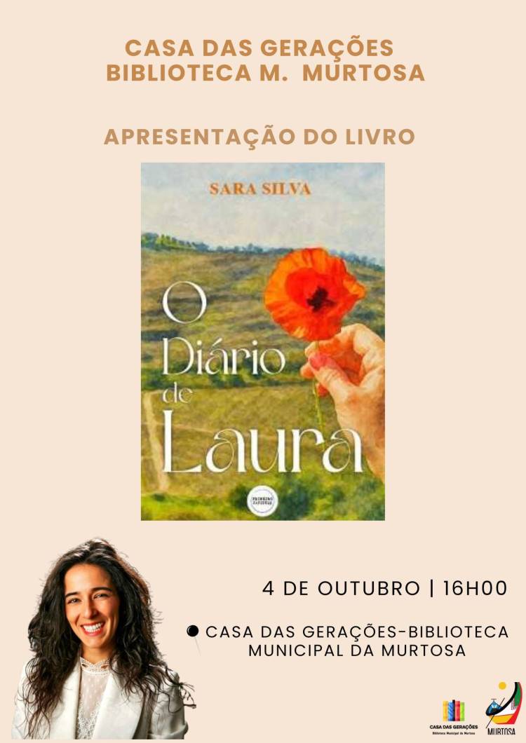 Apresentação do livro “O Diário de Laura'- Casa das Gerações | Biblioteca Municipal	