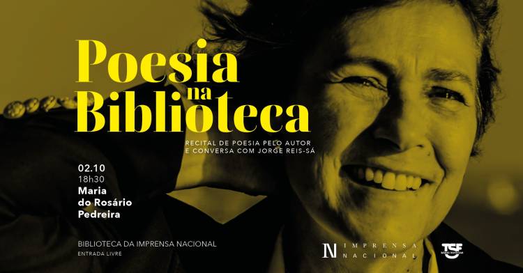 Poesia na Biblioteca com Maria do Rosário Pedreira
