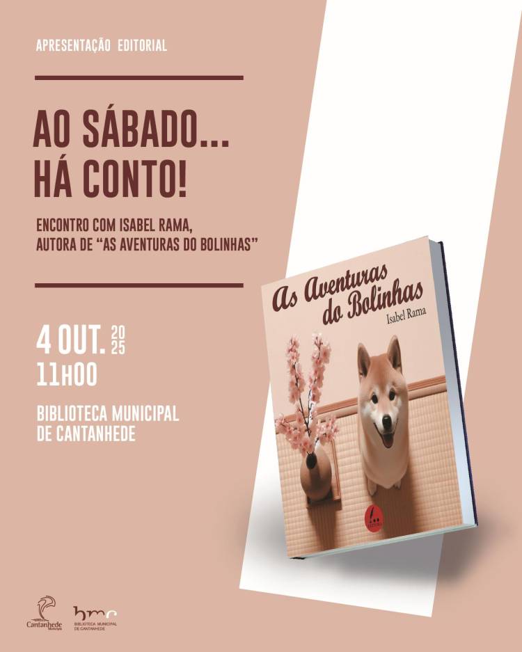 Ao sábado... há conto! - Encontro com Isabel Rama, autora de 'As aventuras do Bolinhas'