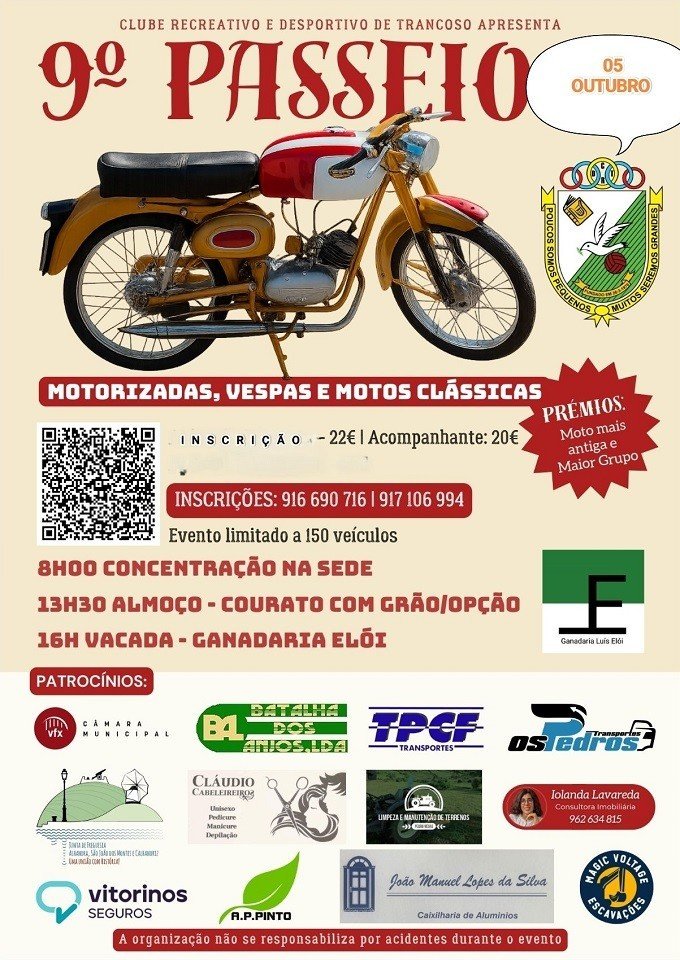 9º Passeio de Motorizadas da Calhandriz