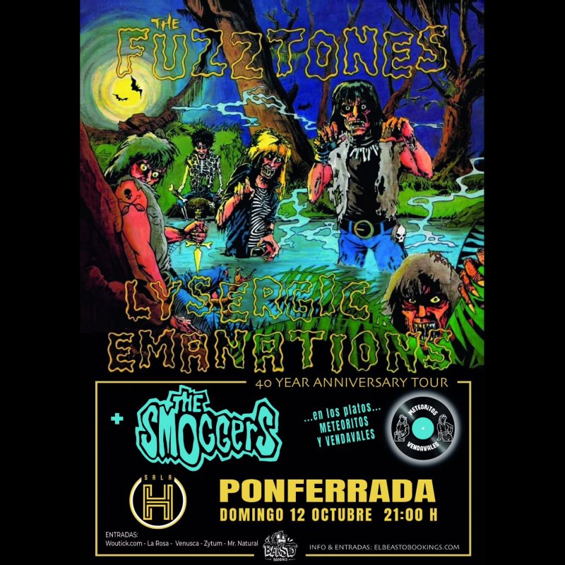 Concierto de The Fuzztones en Ponferrada