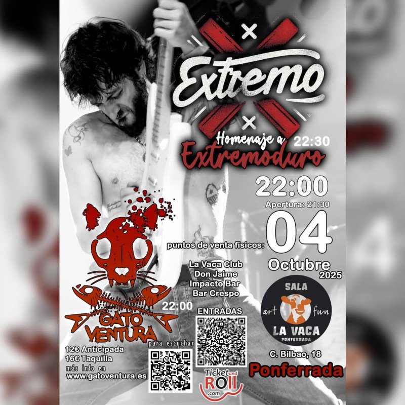 Homenaje a Extremoduro en Ponferrada