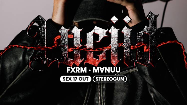 LUCIID  + FXRM + MANUU na Stereogun, Leiria