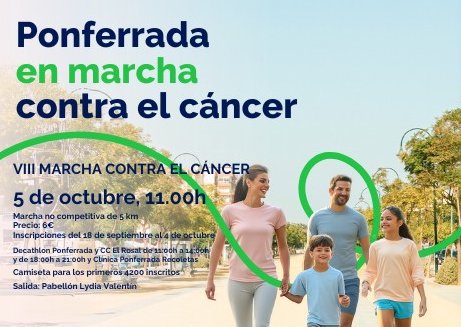 VIII MARCHA CONTRA EL CANCER EN PONFERRADA