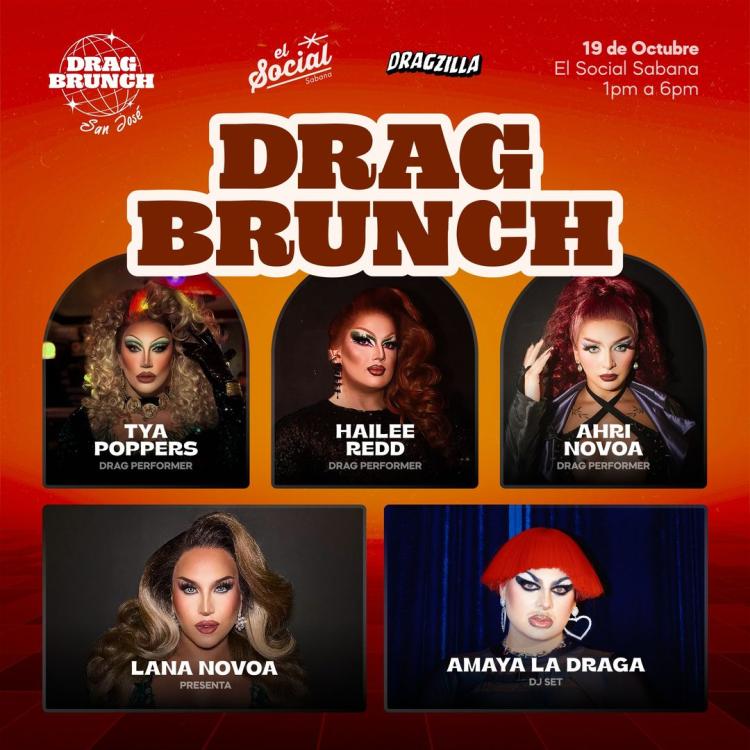 DRAG BRUNCH SAN JOSÉ: OCTUBRE - Halloween Edition