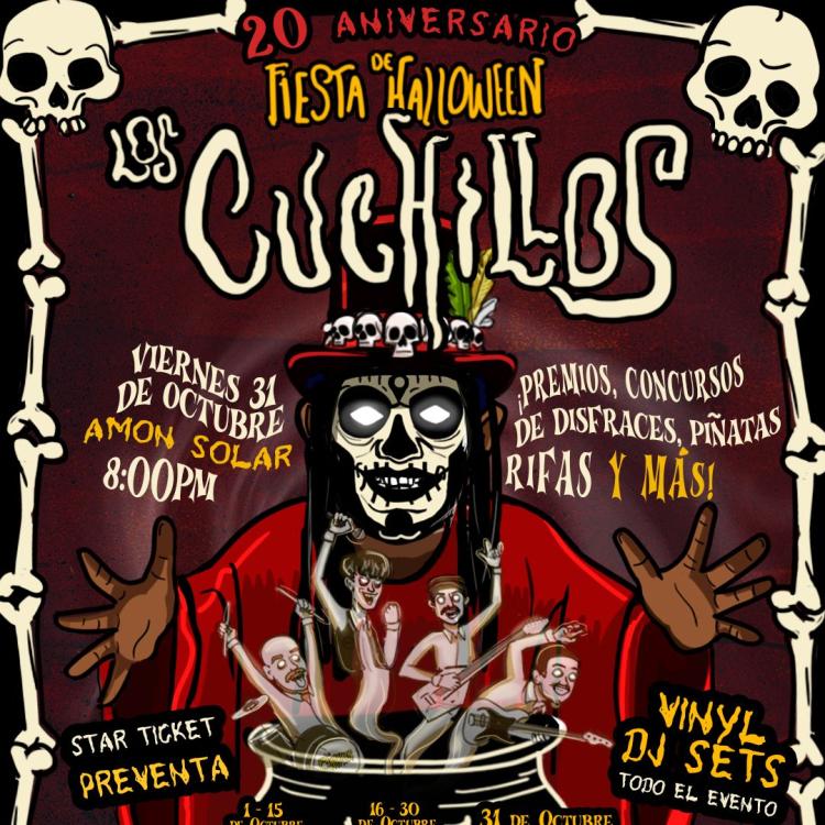 Los Cuchillos Halloween 20 Aniversario en Amon Solar