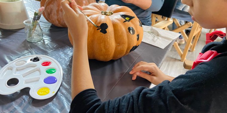 Atelier 'Pintura de Abóboras de Halloween'