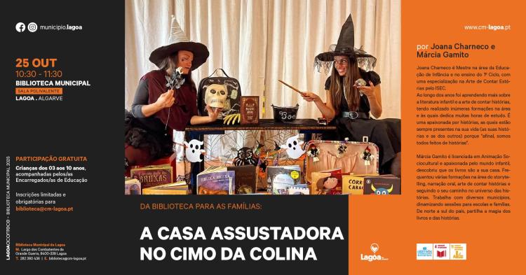 Da Biblioteca para as Famílias | A casa assustadora no cimo da Colina