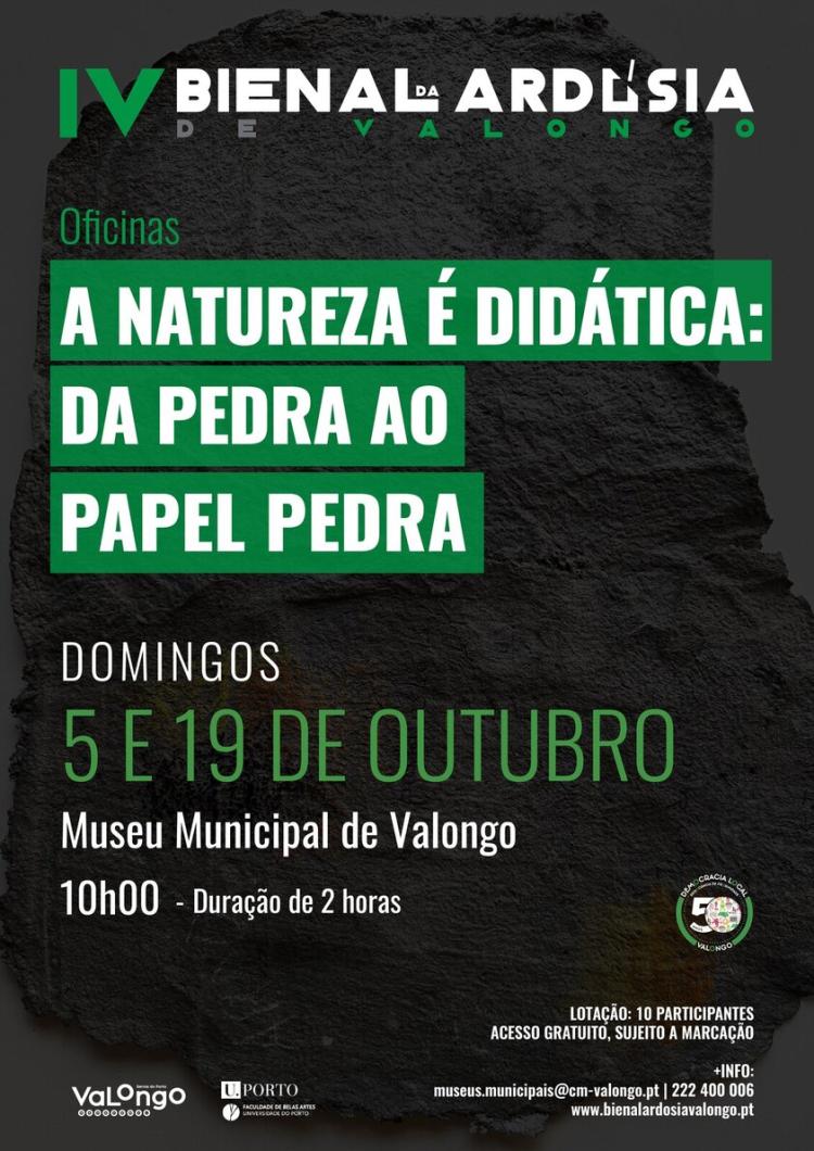 Oficinas 'A Natureza é Didática: da Pedra ao Papel Pedra'