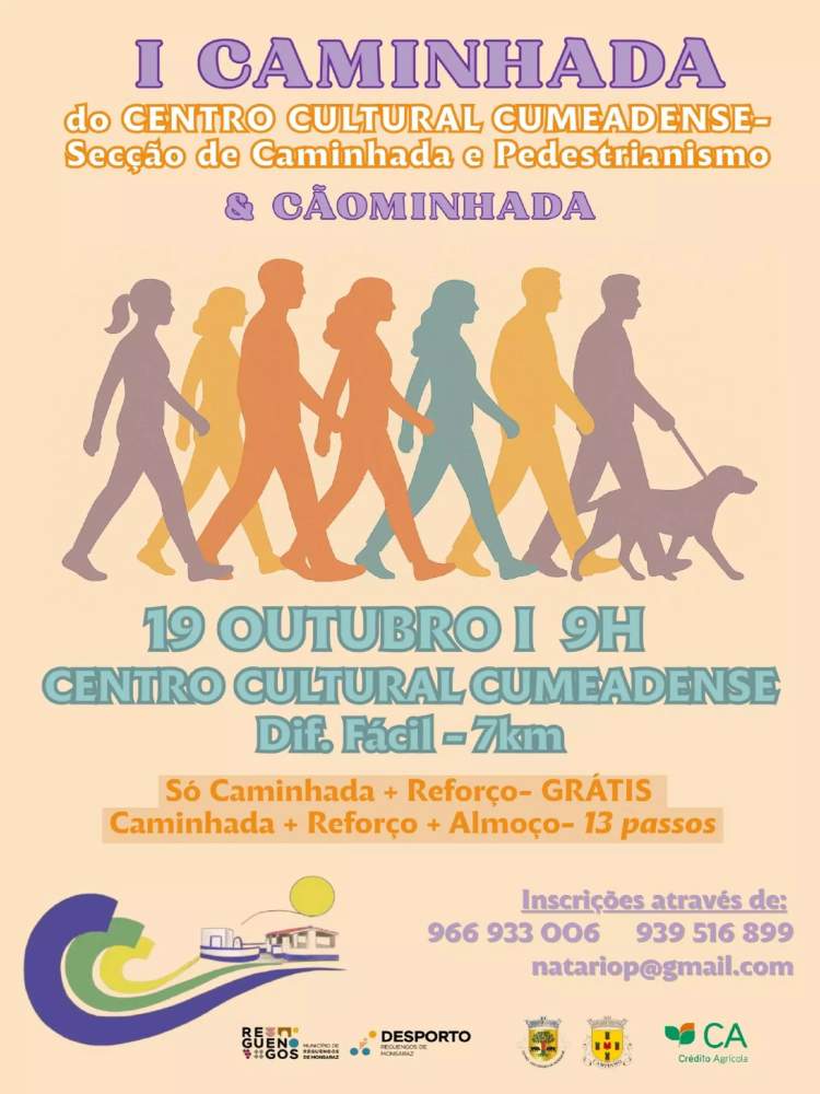 I Caminhada & Cãominhada do Centro Cultural Cumeadense