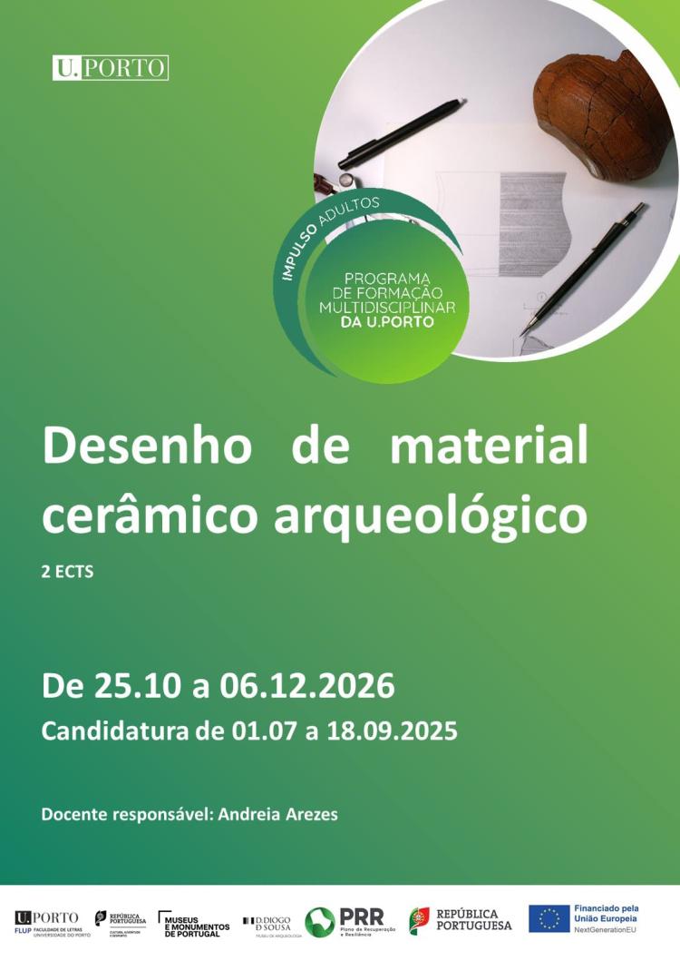 Formação de Desenho de Material Cerâmico Arqueológico