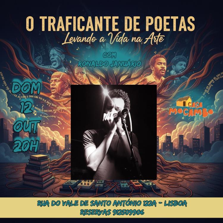 Jantar 'O Traficante de Poetas' com Ronaldo Januário